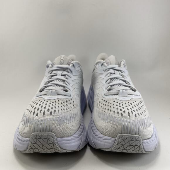 Hoka One One Clifton 7 Running Shoes Womens Size 9 White Athletic Sneakers - Picture 2 of 11